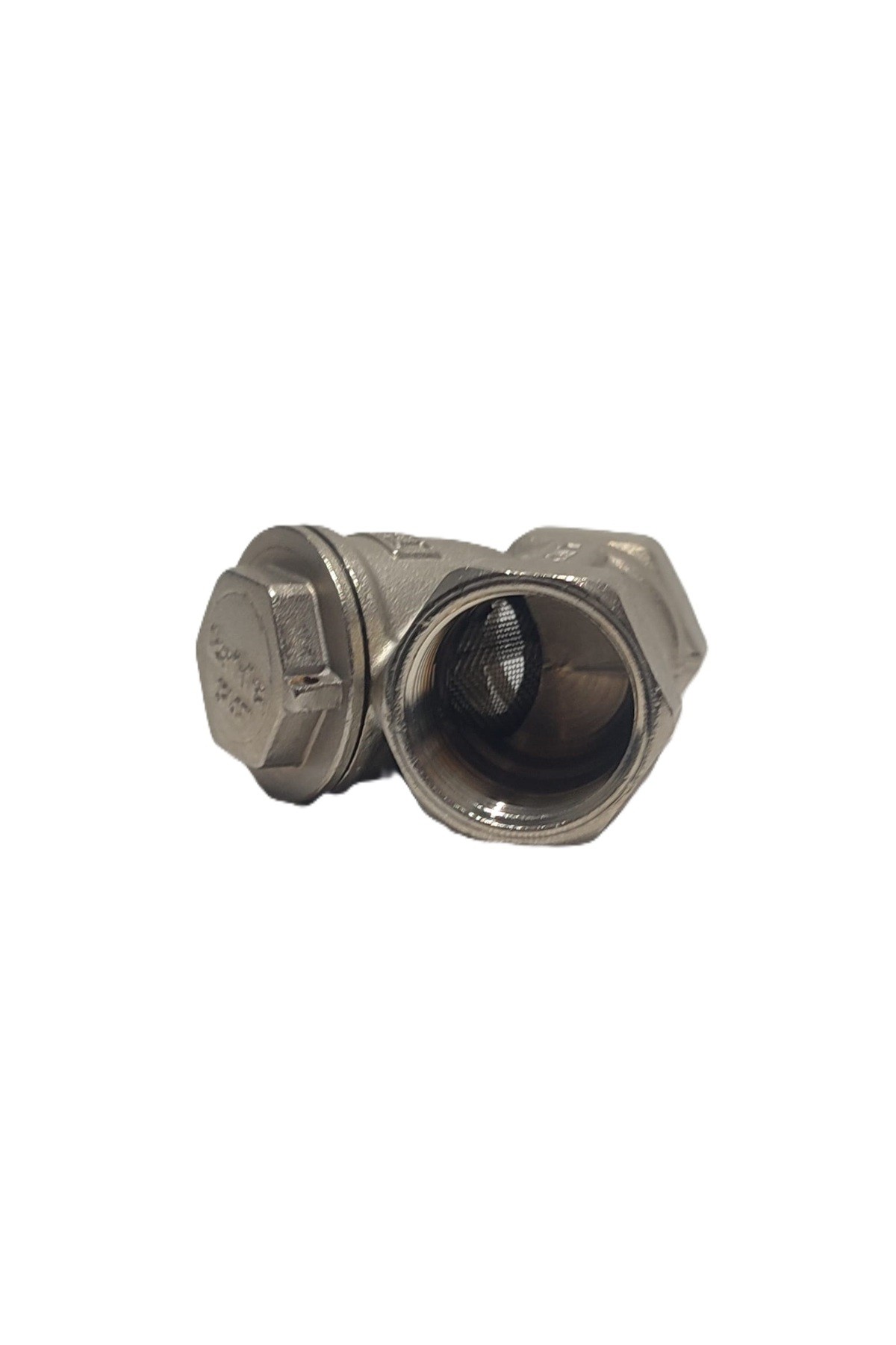 3/4" Sarı / Krom Pislik Tutucu Su Filtresi Dn20 - Threaded Strainer