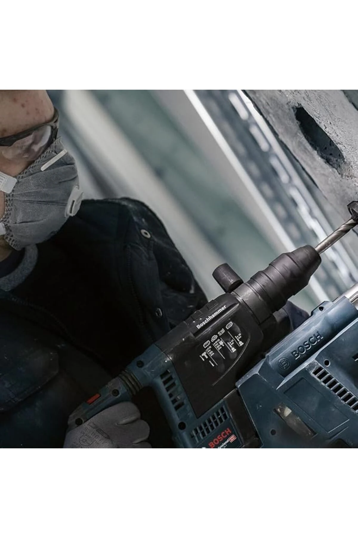 1x PRO SDS plus-5X Kırıcı Delici Delme Ucu (Donatılı Beton, Beton, Ø 19,00 mm, Professional Ak