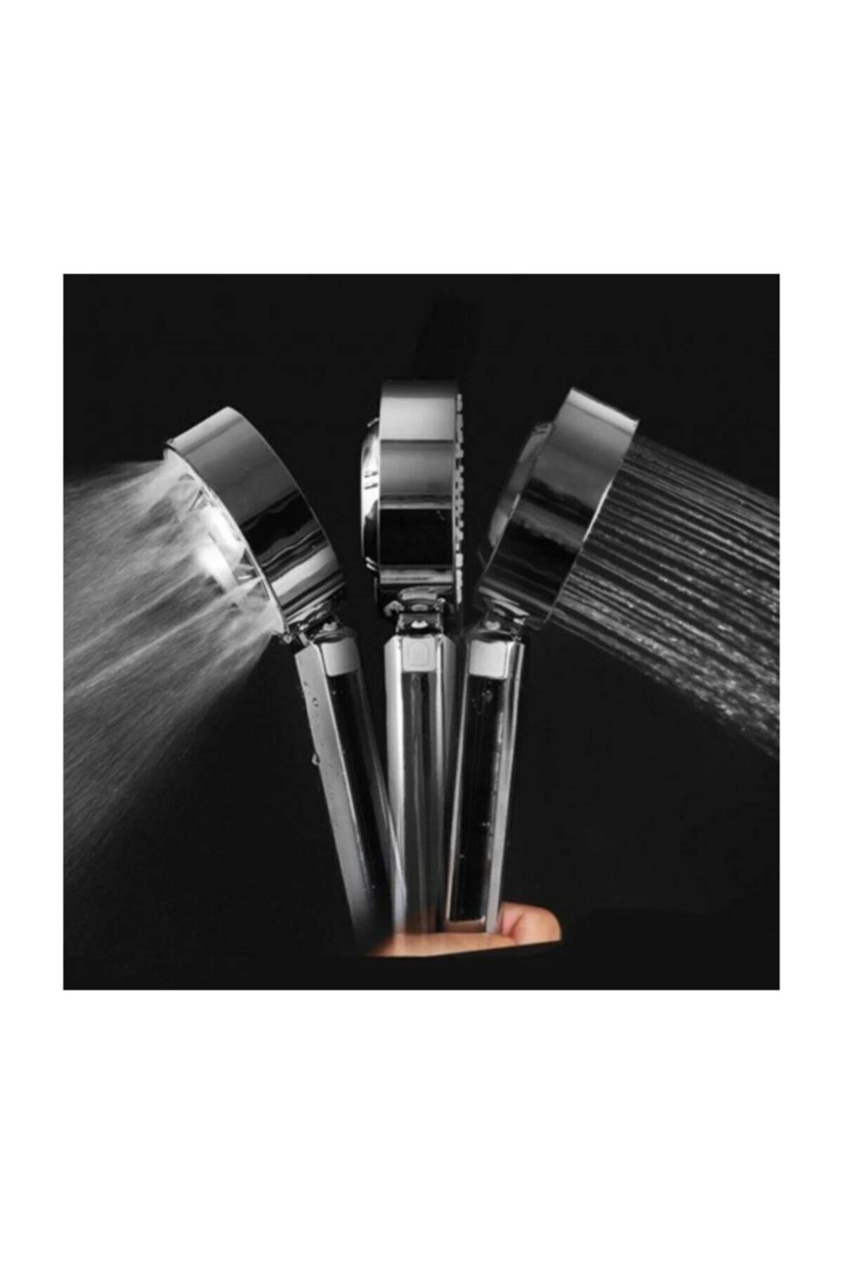 Çift Taraflı Şampuan Hazneli Duş Başlığı, Spa Masaj Özellikli Mafsallı Duş Başlığı, Duş Seti