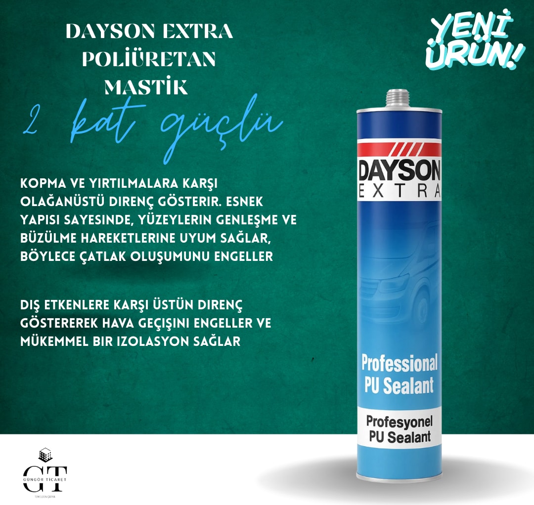 Extra Poliüretan Mastik 280 ml | Profesyonel Yapıştırma