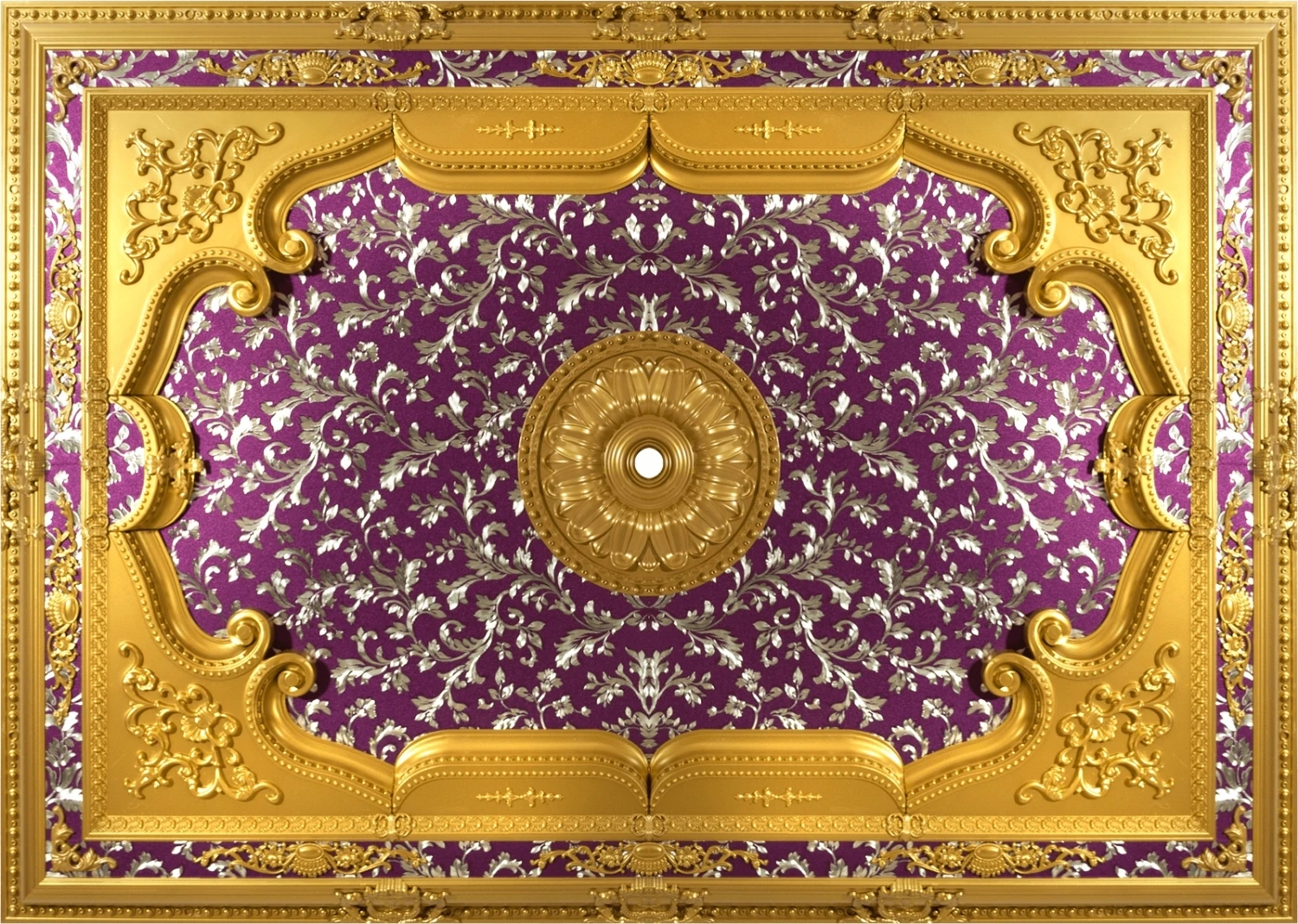 Dikdörtgen Saray Tavan Göbek 140*200 cm