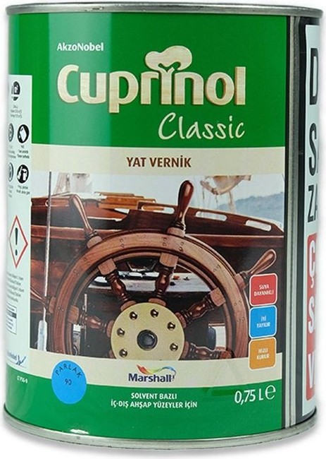 Cuprinol Klasik Yat Vernik Parlak 0,75 L