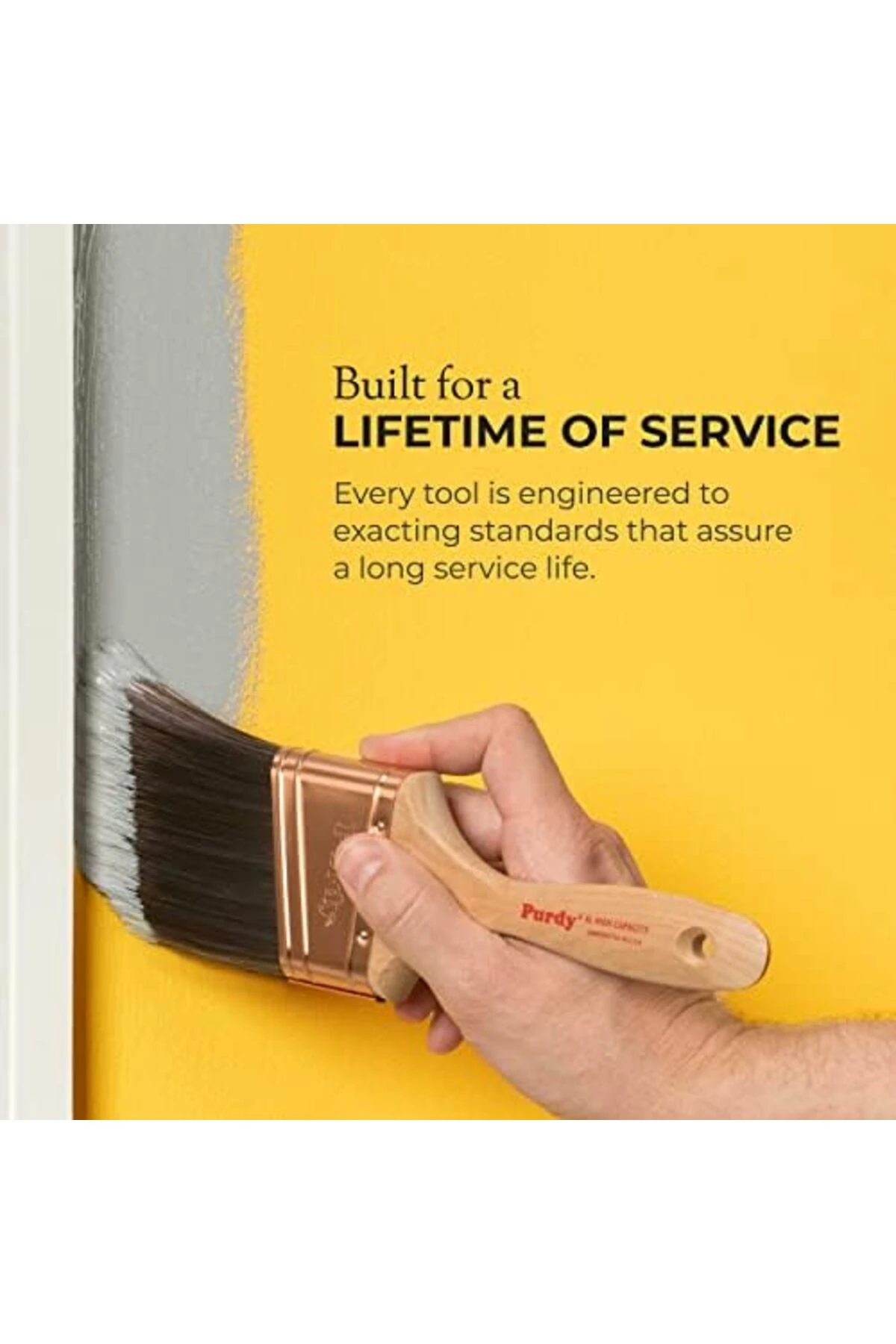 sersashop inç Purdy 144400240 Nylox Kuğu Boya Fırçası, Tynex Naylon 266450