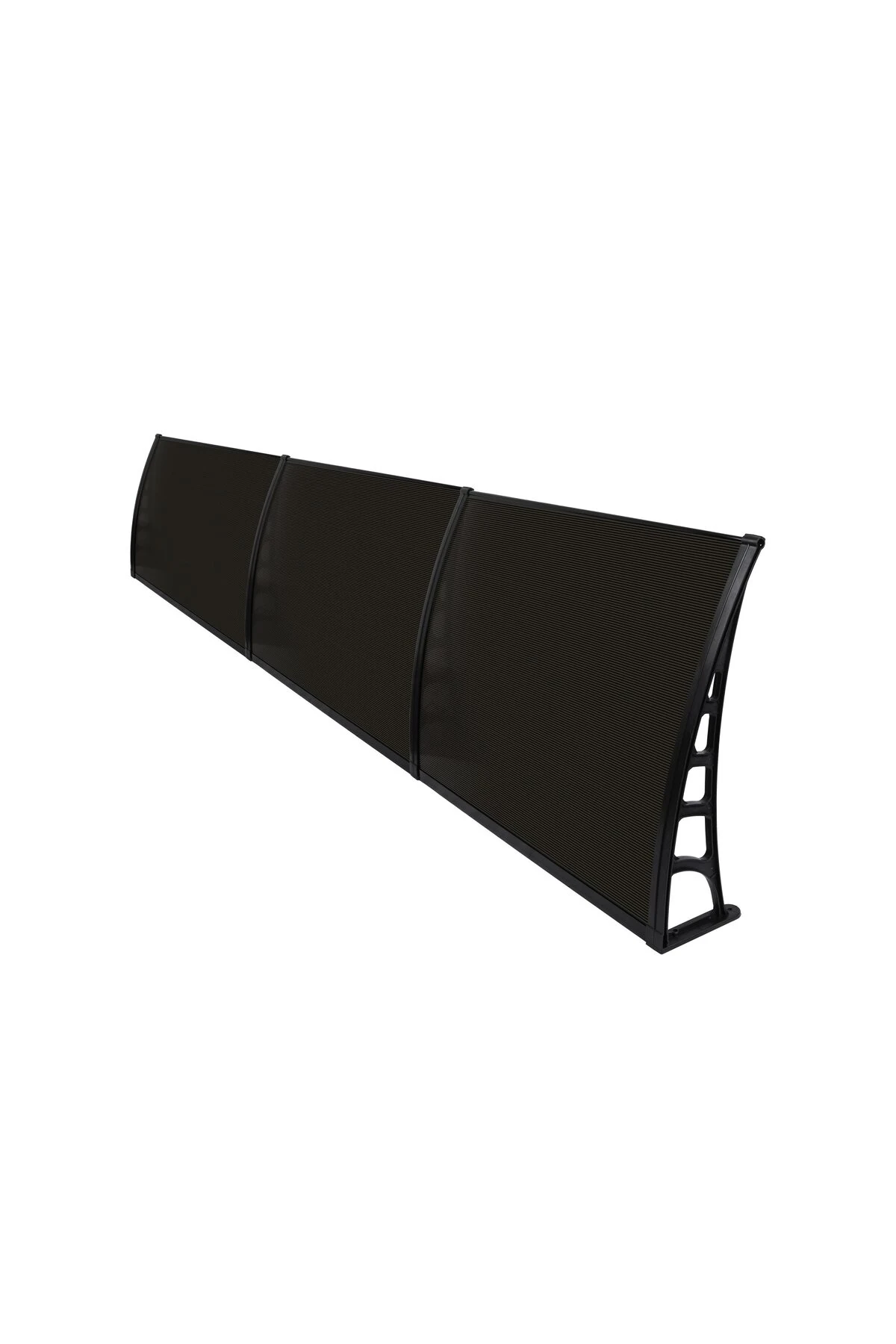 Crocus Kapı Pencere Üstü Pratik Sundurma 80x360 Cm - Siyah