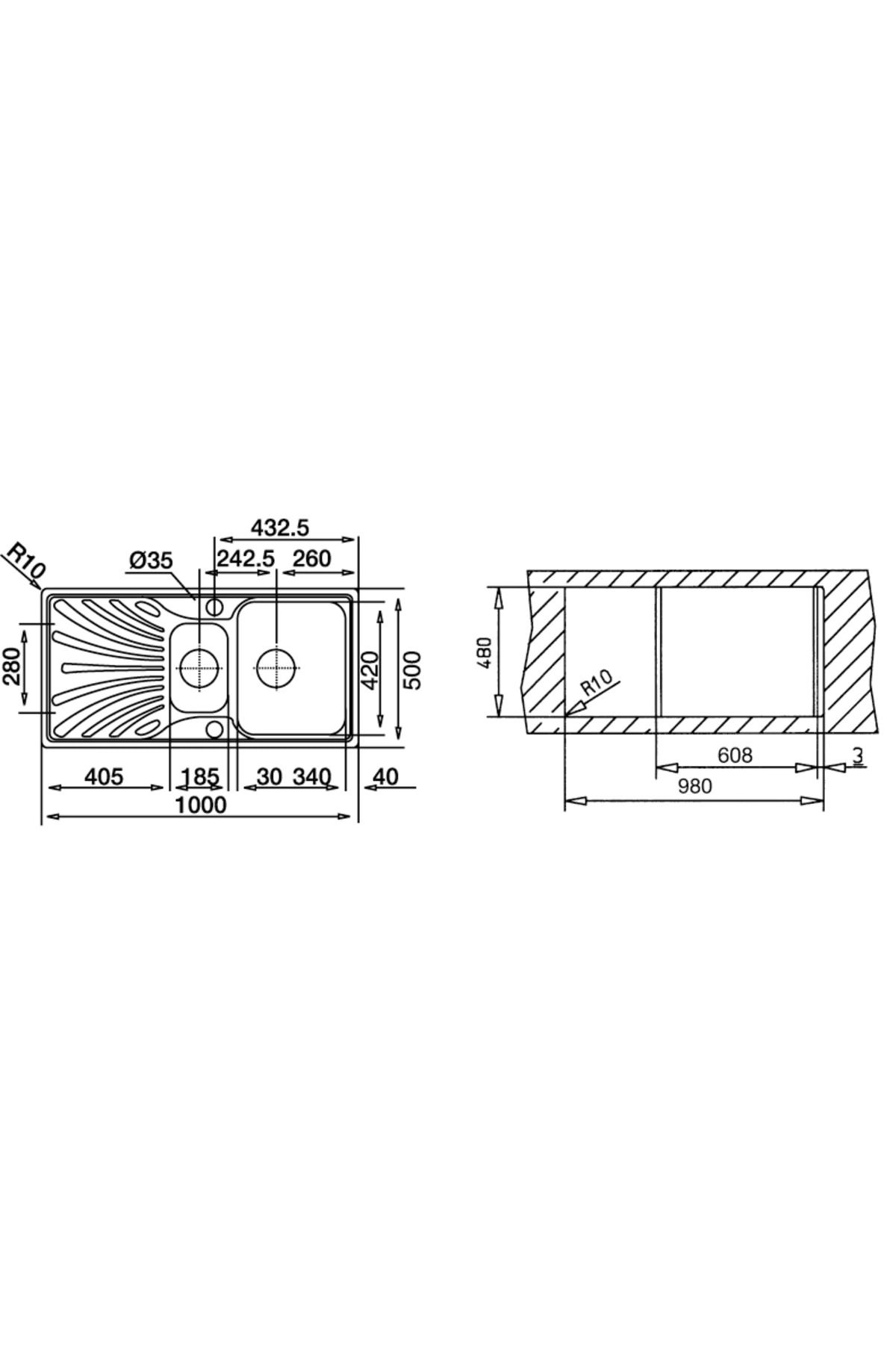 NERİSSA 60 KUM.SIZ MİKRO KETEN SOL 1,5 GÖZ