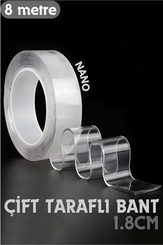 Bfs 8 Metre Çift Taraflı Yapıştırıcı Bant Çivisiz Montaj