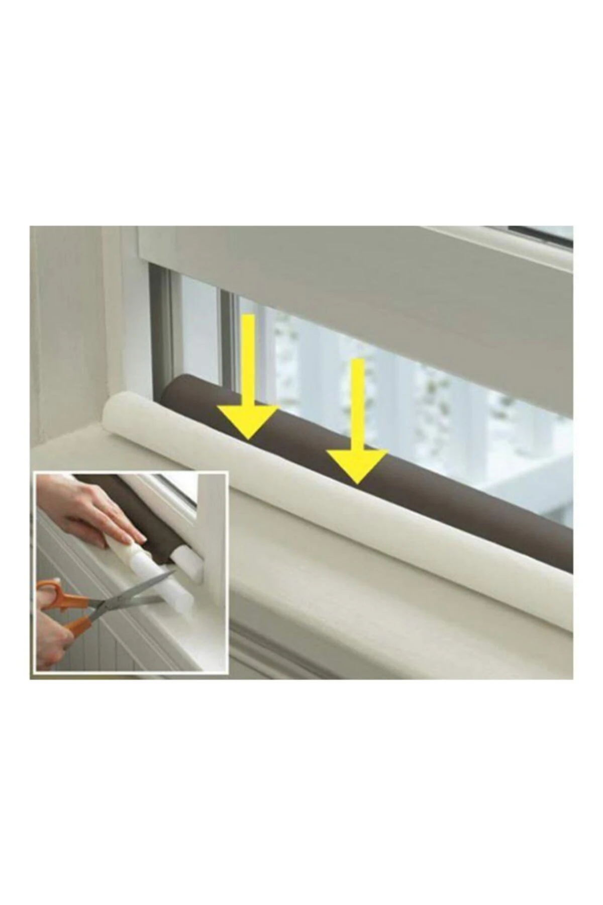 2 adet Çift Taraflı Kapı Altı Rüzgar Önleyici Kapı Pencere Soğuk Kesici Altlık