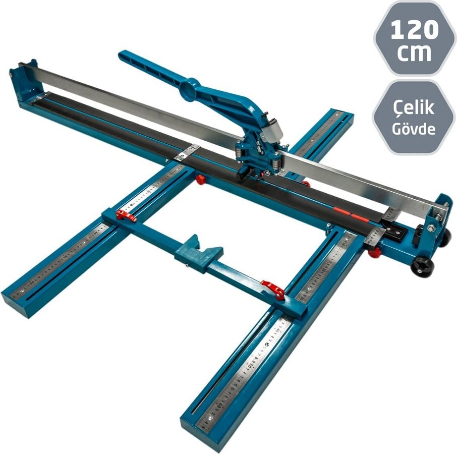 Falans ZZ120D Çelik Gövde Lazerli Fayans ve Seramik Kesme Makinası 120 cm