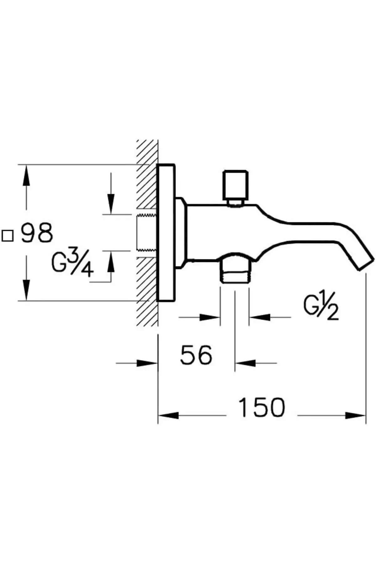 Artema A4249026 Suit U Çıkış Ucu