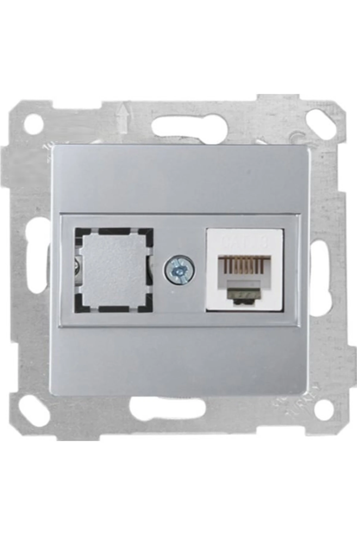 LİNNERA MEK.TUŞ TELEFON PRİZİ 1XRJ12 GÜMÜŞ