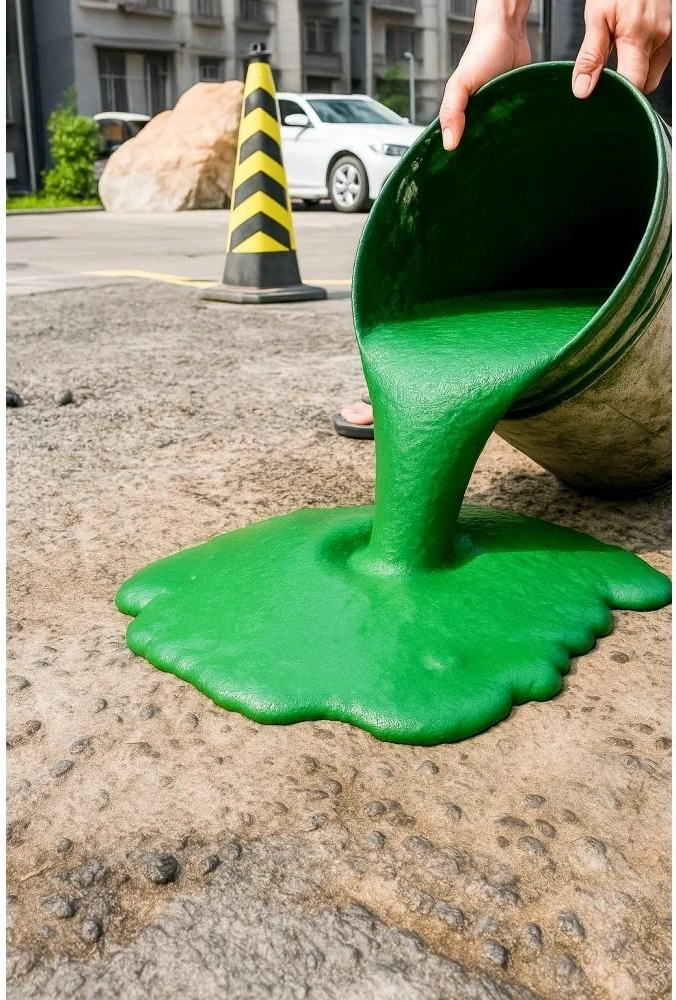 Isonem Çimento Esaslı Kendiliğinden Yayılan Renkli Jelbeton 20 kg Yeşil