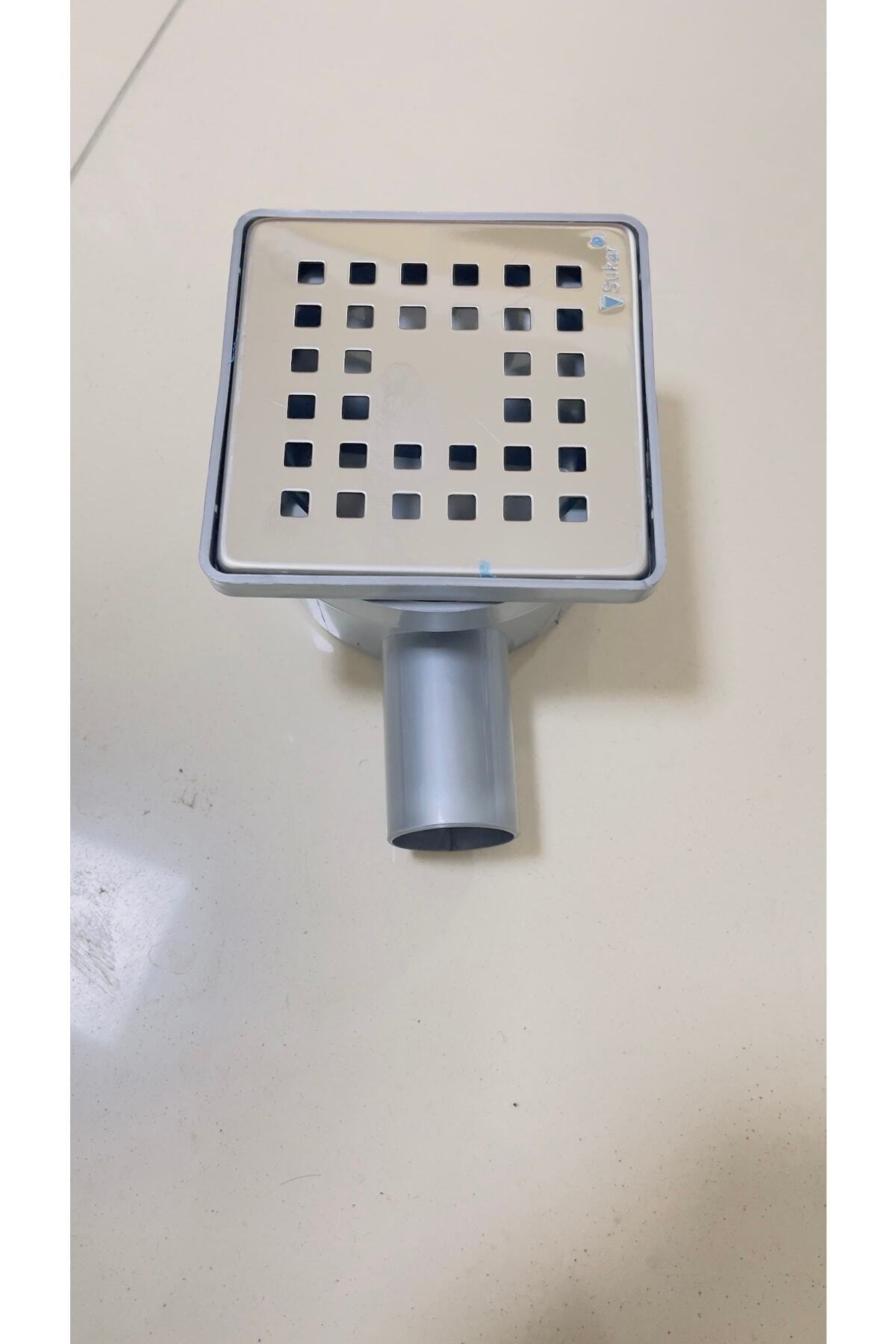 10x10 Kare Izgaralı Q 32 Yandan Plastik Çerçeveli Susuz Koku Önleyicili Süzgeç