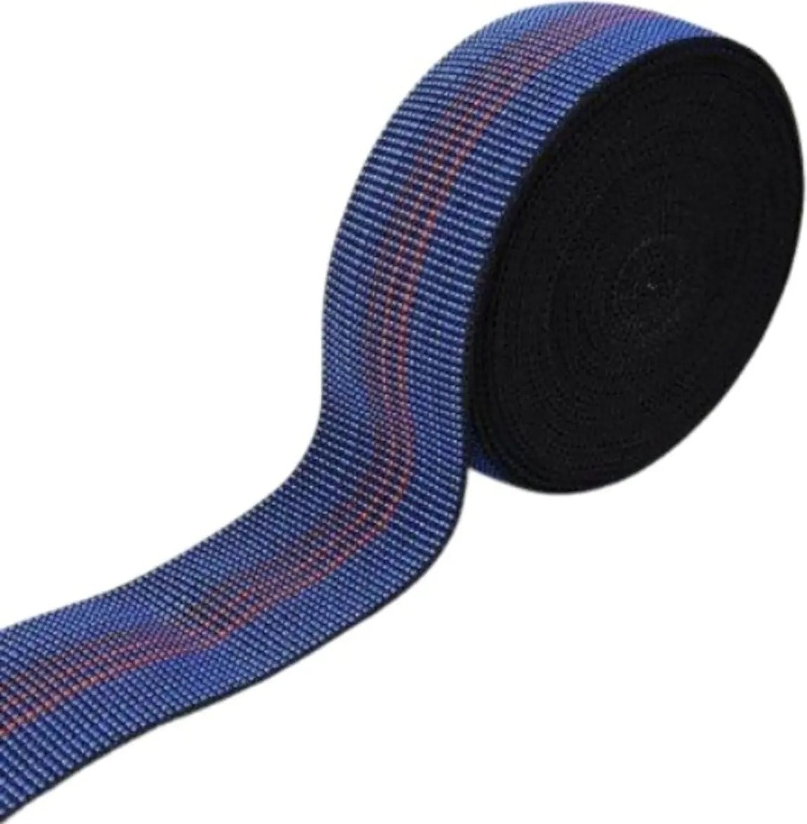 5cm Gipeli Mavi 3 Çizgili Farklı Uzunluklarda Elastik Kolon Döşeme Malzemesi - 5 Metre