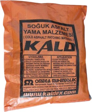 Soğuk Asfalt Yama Malzemesi Siyah - Üreticiden