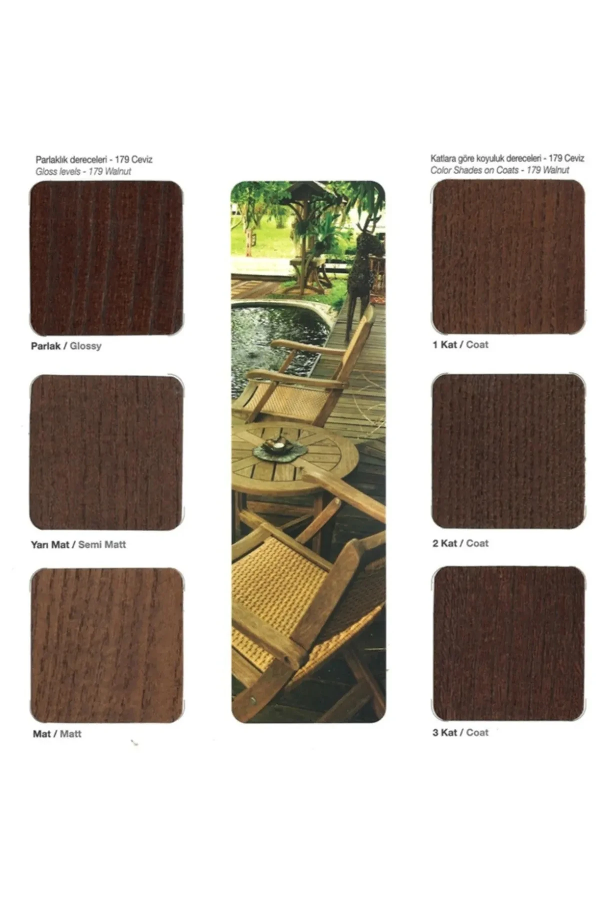 Politex Mat Dekoratif Vernik Ceviz