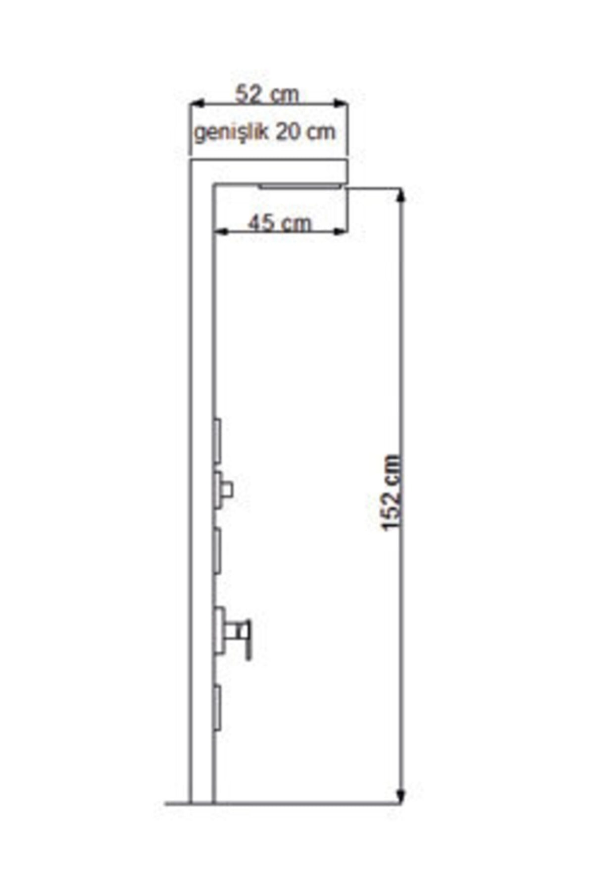 Dus Panellerı Idea Gagalı Dus Panelı - Parlak Krom 440494g