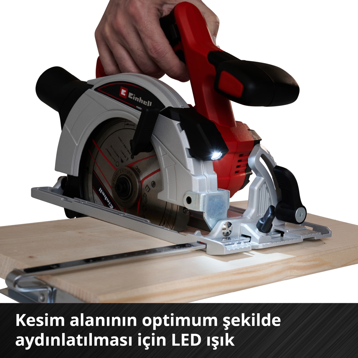 Akülü Daire Testere TE-CS 18/165-1 Li-Solo Power X-Change (18 V, Li-Ion, Ø165 x Ø20 mm Testere Bıçağı, Aletsiz Kesim Derinliği ve Açı Ayarı, Akü ve Şarj Cihazı Dahil Değildir) - 4331207