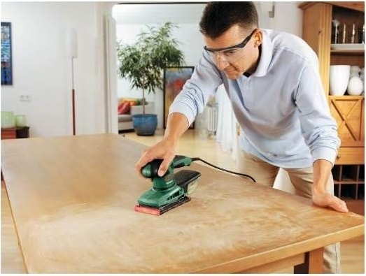 PSS 200 AC-Elektrikli 200 Watt 92x182 mm Micro-filtre Sistemli Titreşim Zımpara Makinası