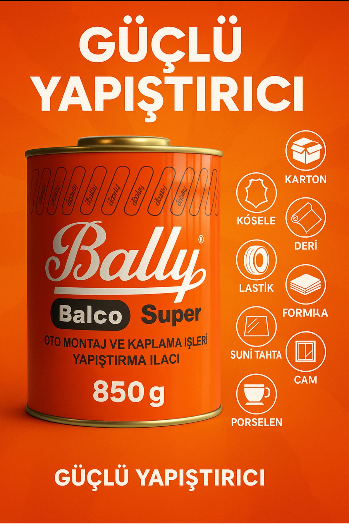 Balco Oto Montaj ve Kaplama İşleri Yapıştırma İlacı 850 Gram