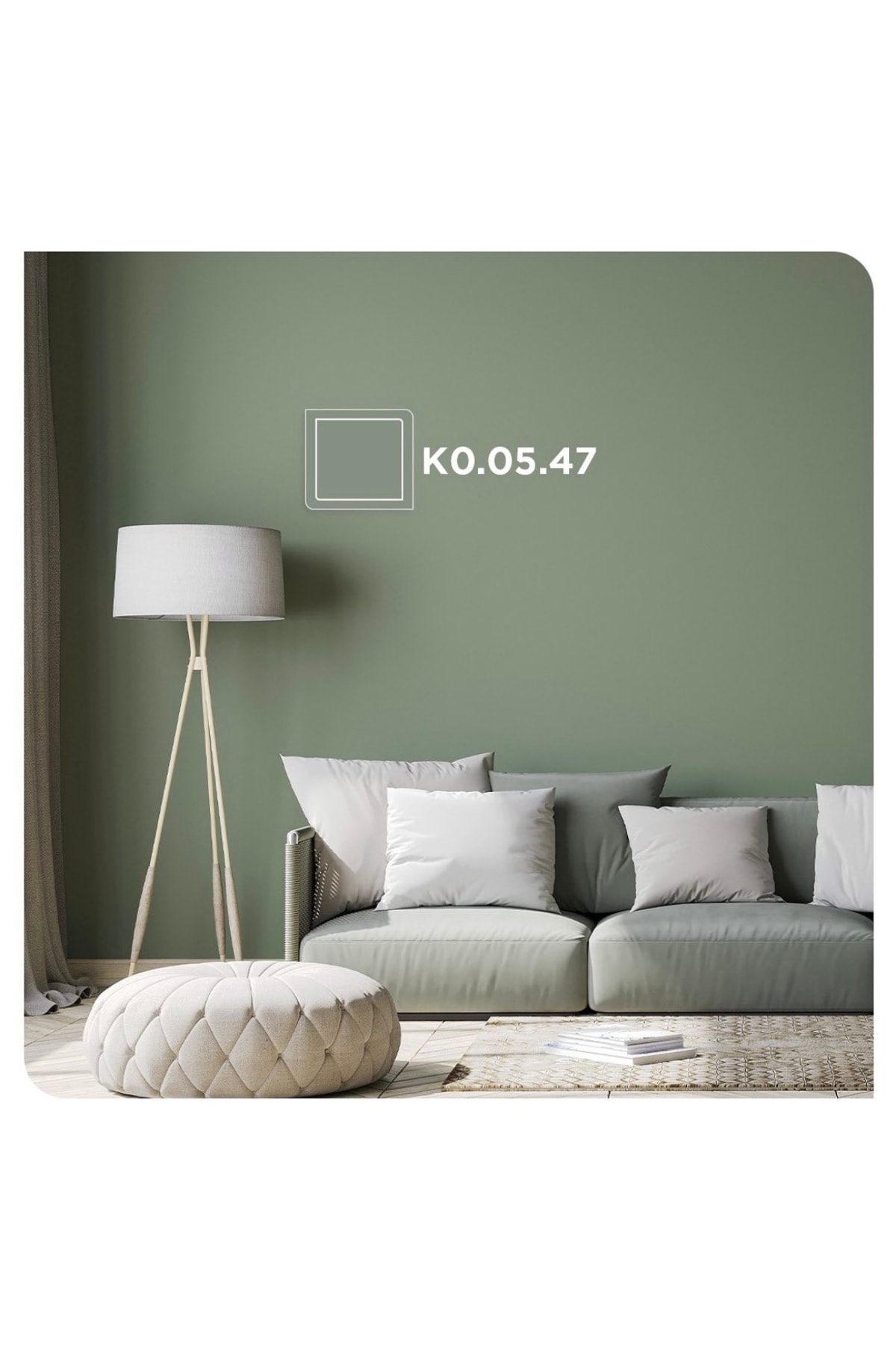 Silikonlu Özel Mat İç Cephe Boyası 3.5 LT (Renk Kodu: K0.05.47)