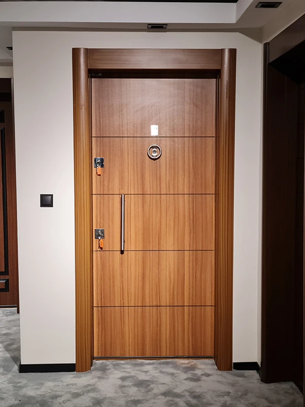 Çelik Kapı, Eskitme Kasalı Düz Model Daire Giriş Kapısı, Sağ Açılım