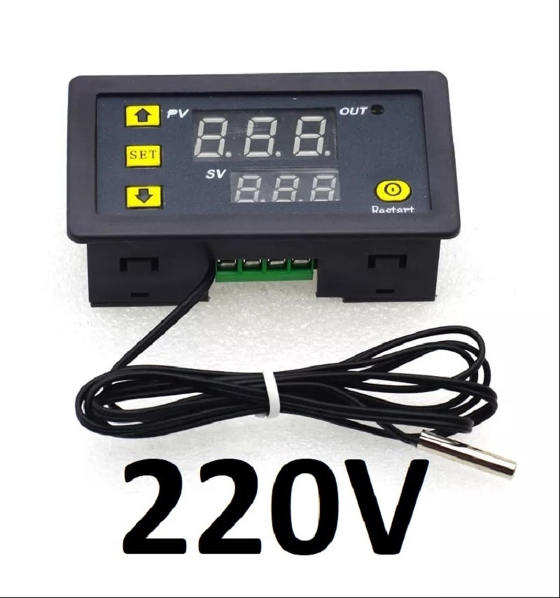 Ac 220V 10A Dijital Termostat Kuluçka Makinalarına Uygun Hassas