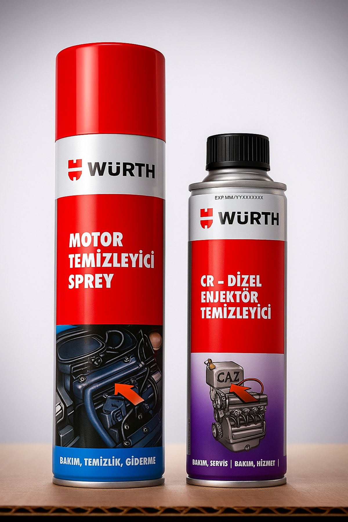 Dizel Yakıt Katkısı 300 ML Ve Motor Temizleme Spreyi 500 ML