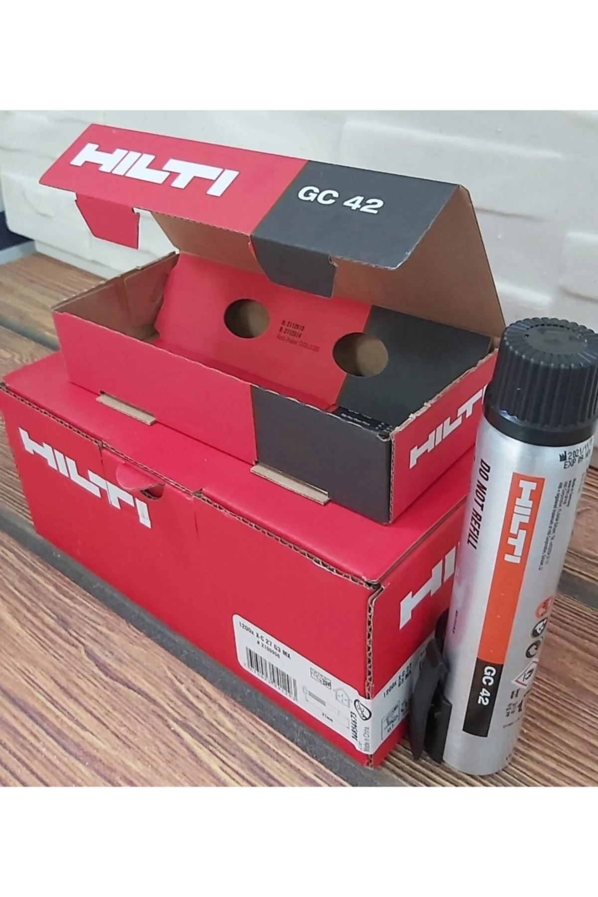 Gazlı Tabanca Çivisi 1200x X-c 27 G3 Mx + Gaz Tüpü Gc 42