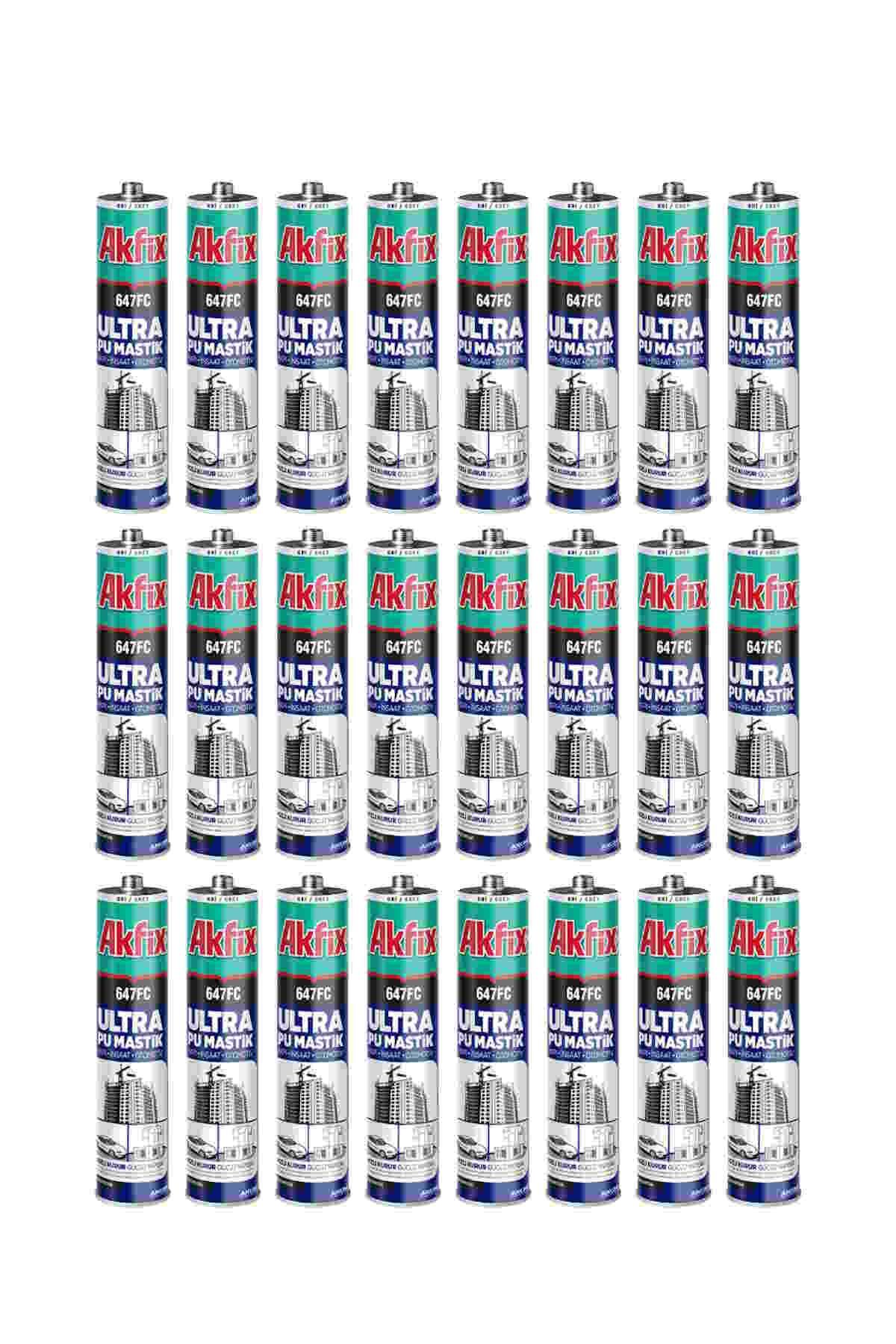 647FC Ultra Pu Mastik 280 ml. Gri 1 Koli (24 Adet)