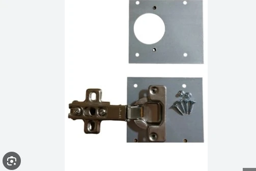 6 Adet Dolap Kapağı Menteşe Tamir Sacı Seti (metrik Ve Sunta Vidaları Ile)