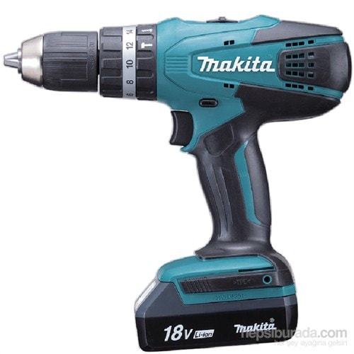 MAKİTA HP457DWE 18 V / 1.1 Ah Lityum Akülü Darbeli Matkap Vidalama (Çift Akülü)