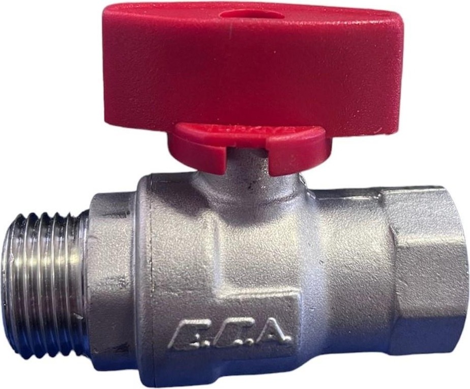 Eca 1/2" Kelebek Volanlı Küresel Valf (Dış Vida+Iç Vida) 102122381