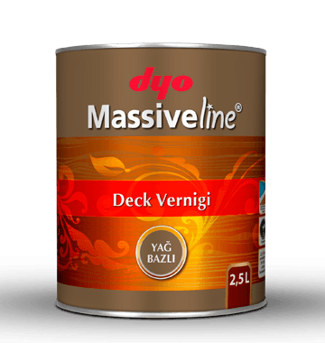 DYO Massiveline Yağ Bazlı Deck  Verniği  2,5 lt
