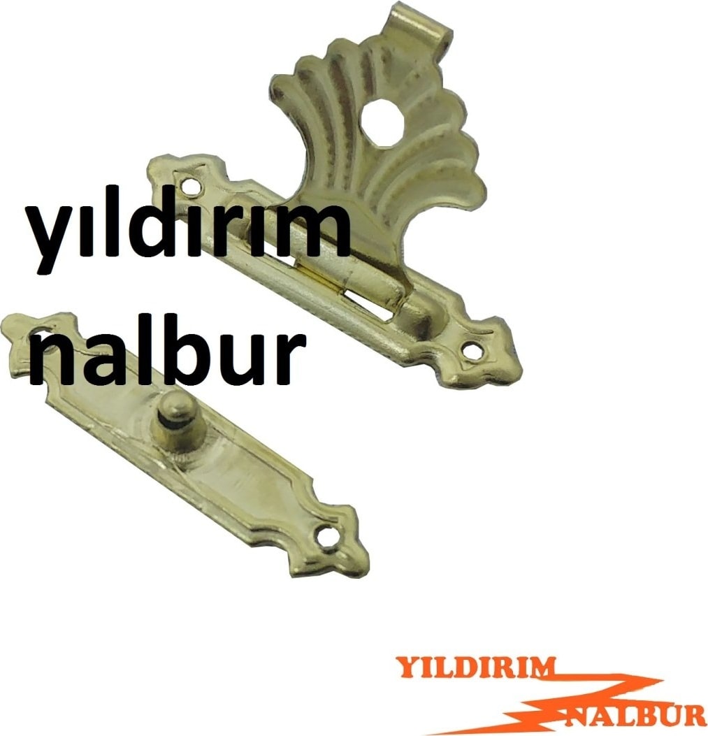 Altın Sarı 5 Adet Kutu Kilidi Dekoratif Klips Sandık Kilidi Hobi Kilit Emniyet Kilidi