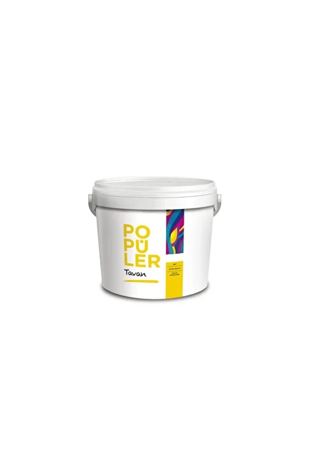 Popüler Tavan Boyası Mat Beyaz 17.5 Kg