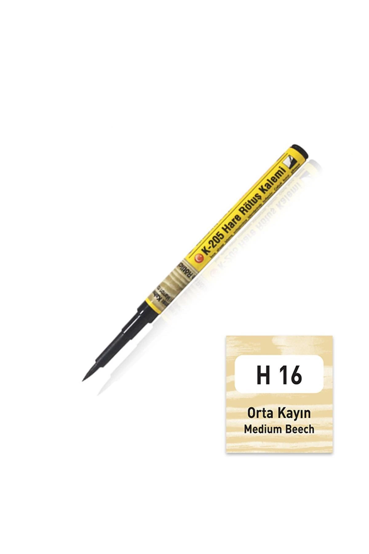 Yarı Örtücü Hare Kalemleri Ton 16 Orta Kayın Hare Kalemi
