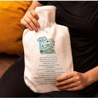 Hediyesepeti Oğlak Burcu Arkadaşa Hediye Esprili Sıcak Su Torbası Kılıflı Termofor - El Ayak Isıtıcı 37 x 20 2 Lt