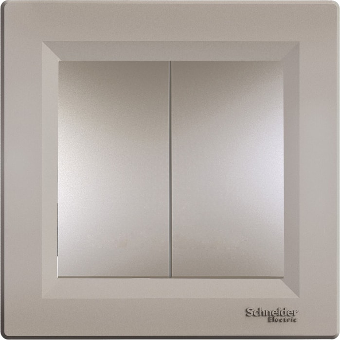 Schneider Asfora Plus Bronz Ikili Anahtar Komütatör Çerçeveli - EPH0300169