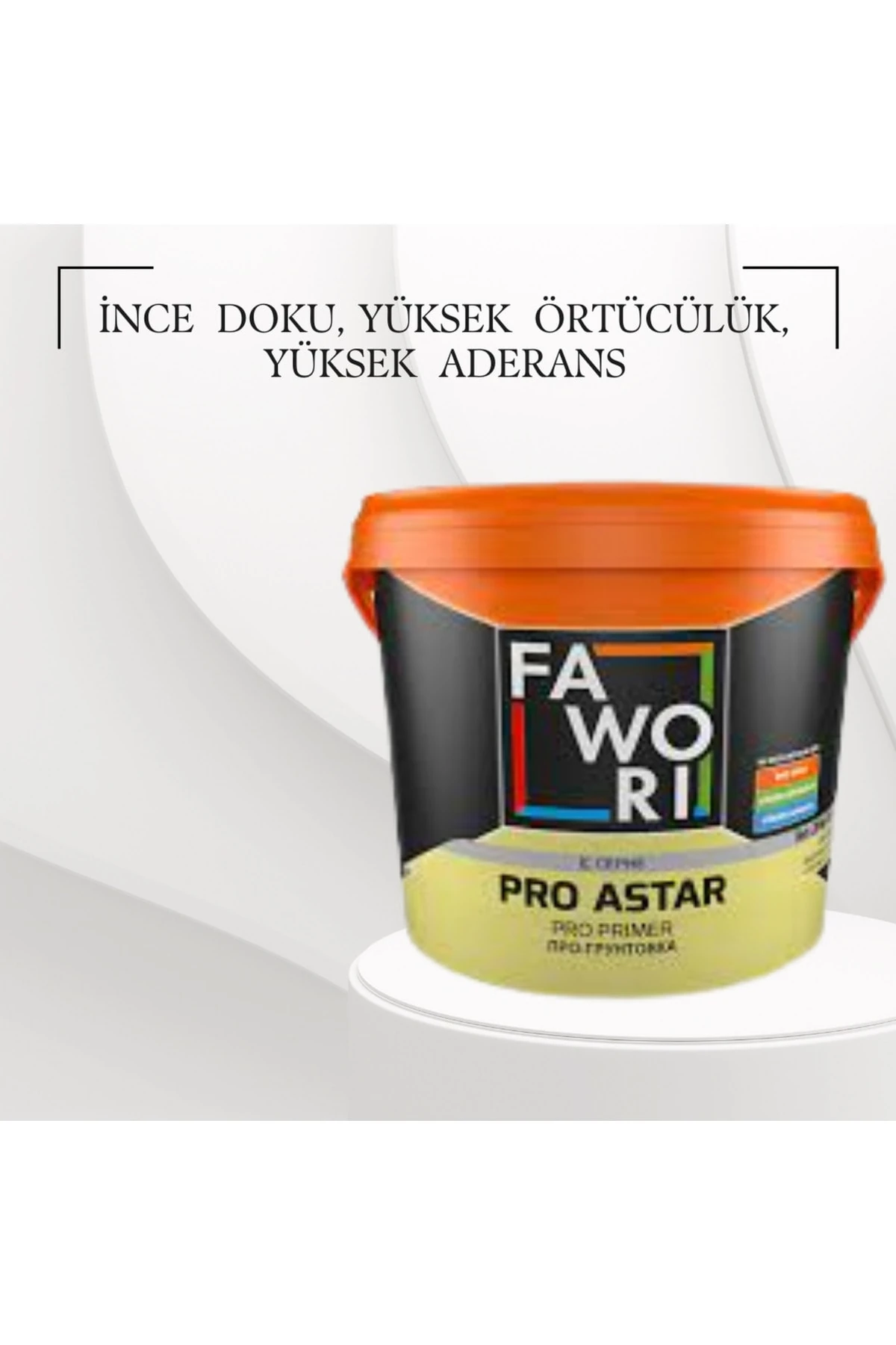 PROASTAR YÜKSEK ADERANSLI SU BAZLI BOYA 3,5 KG