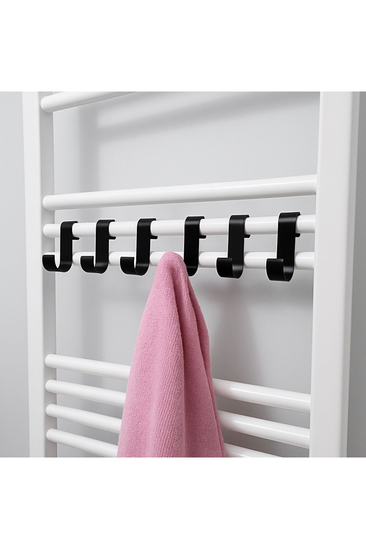 Havlupan askısı-6 Adet-Bornoz, havlu, kıyafet askısı-Havlupan duşa kabin askı aparatı. Duşa kabin