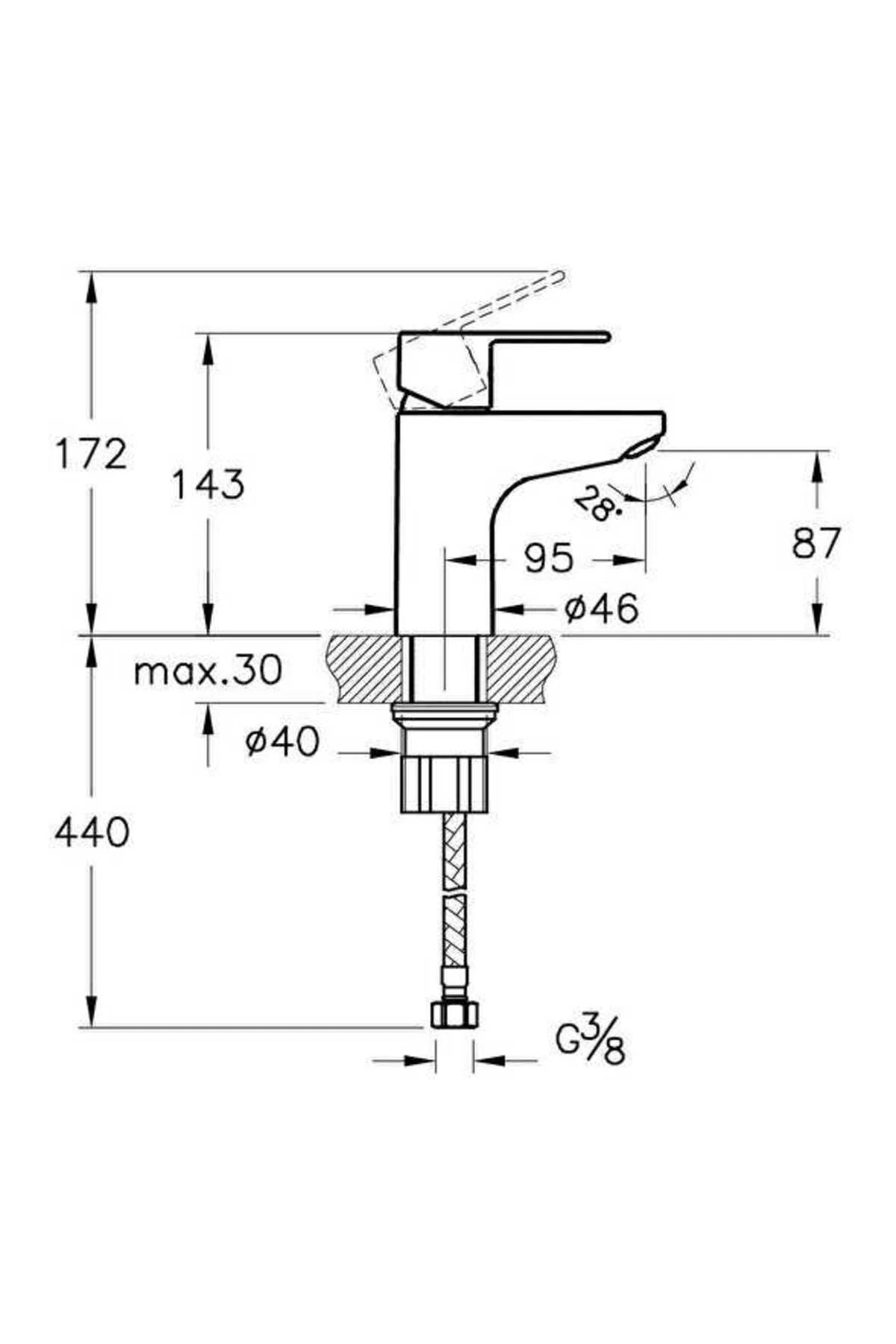 Artema Lavabo Bataryası, Win S, Krom, A41177