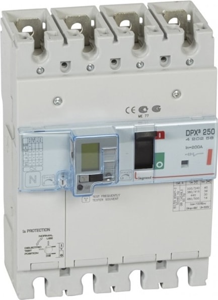 420258 Dpx3 250 4p 200A 36KA Termik Manyetik Kompakt Şalter