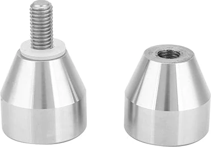 Duş Kapısı Topuzları - Tek Delikli Kapı Kolu 304 Paslanmaz Çelik Cam Kapı Kolu Yuvarlak Çekmece Kulpları Cam Çekmece Topuzları Kapı Çekme Kolu