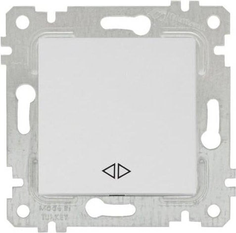 Rita Beyaz Mekanizma + Tuş Deviatör Ara Vavien (Vidalı) 2200 408 0201