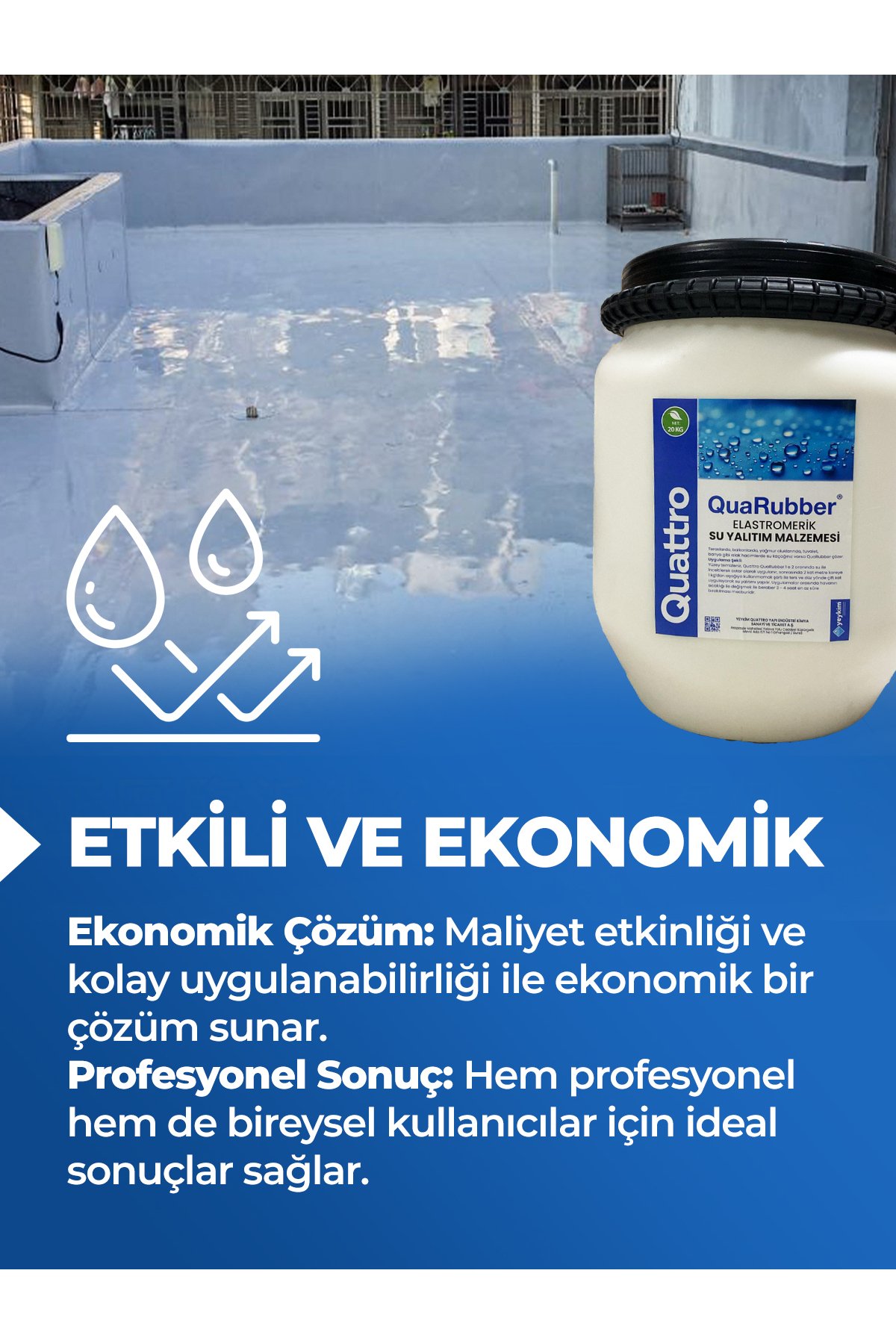 QuaRubber Elastromerik Su Yalıtım İzolasyon Malzemesi