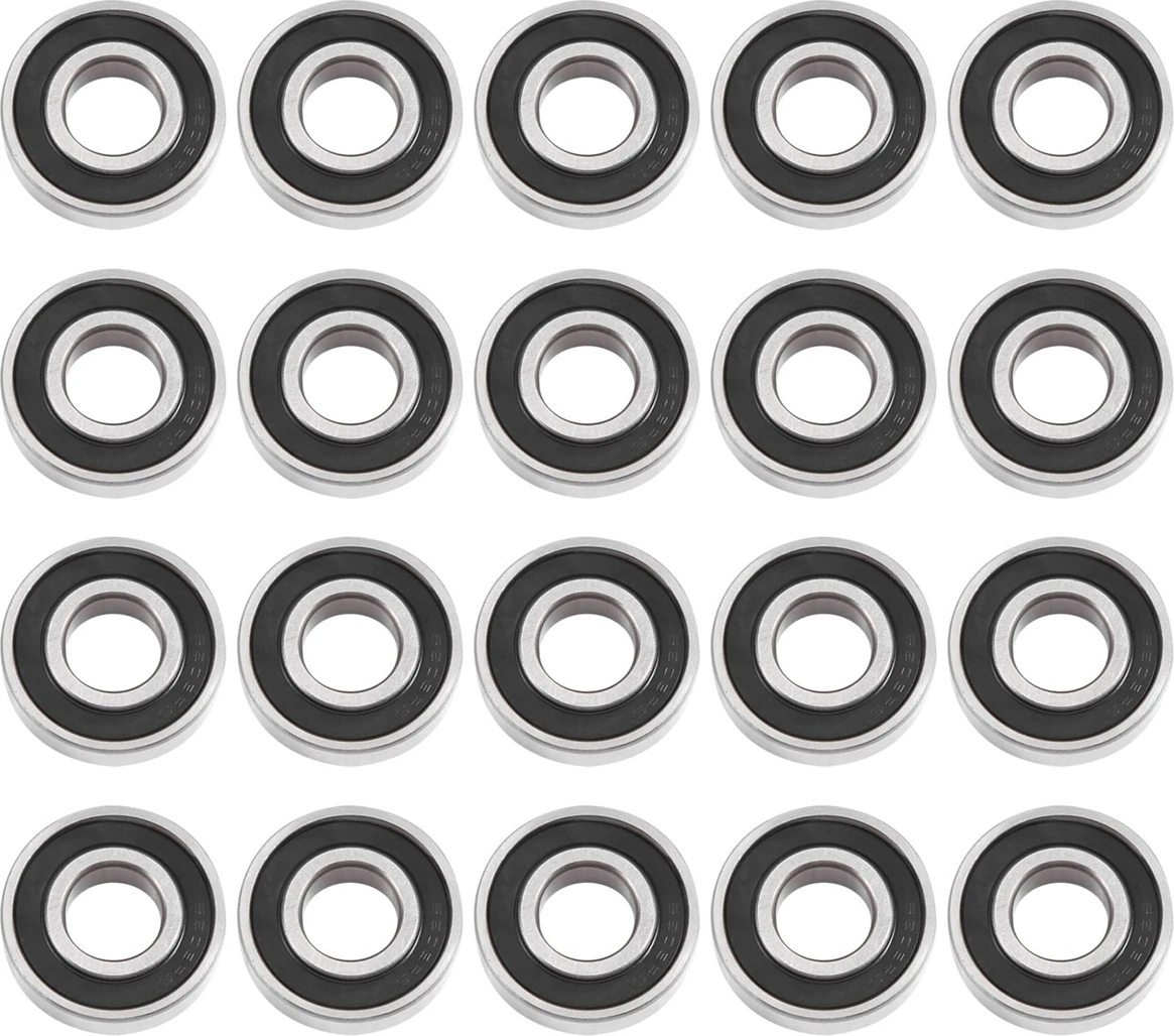 20 Adet 6203-RS Bilyalı Rulman - Rulman Çelik ve Çift Kauçuk Sızdırmaz Minyatür Derin Oluklu Bilyalı Rulman (17X40X12MM) (Yurt Dışından)