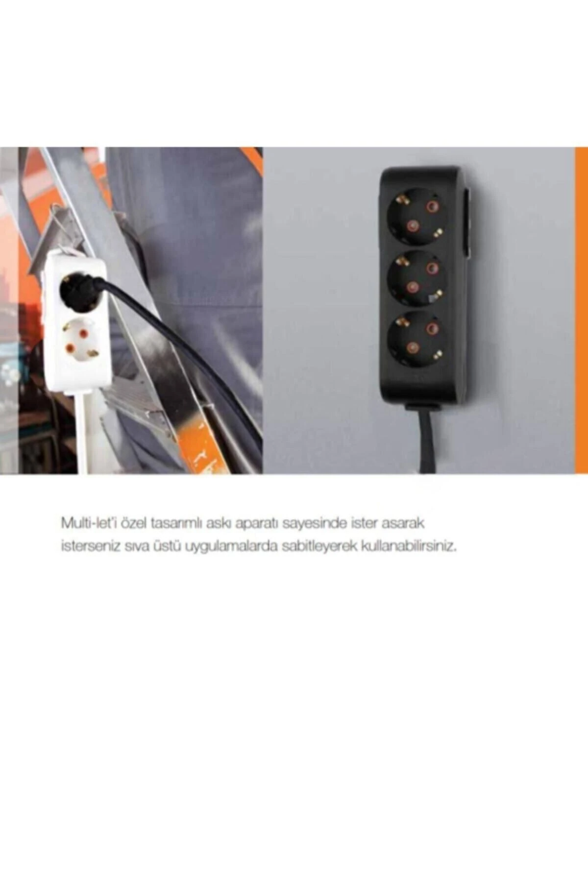 Multi-let 5li Priz Topraklı Çocuk Korumalı Klemensli 90113500