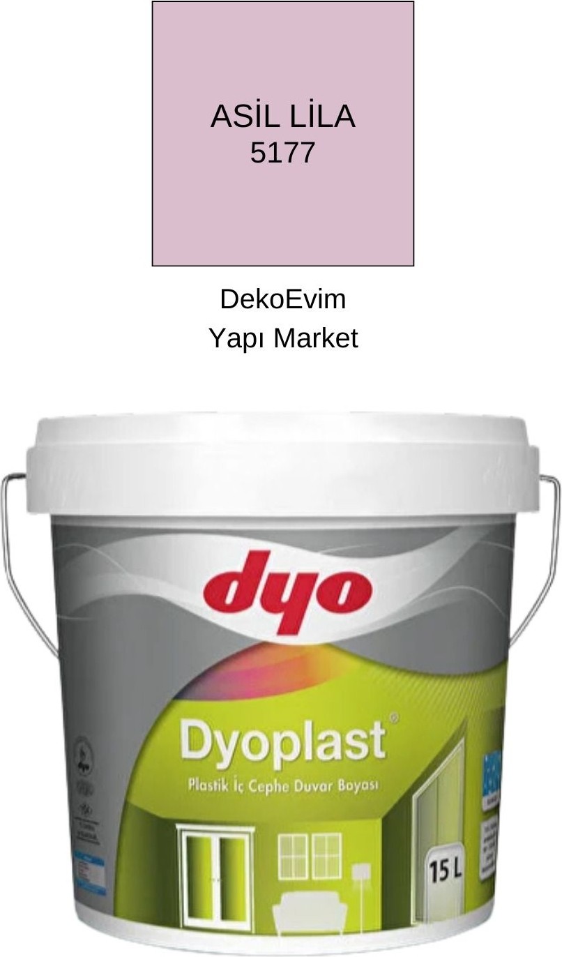 plast Plastik Iç Cephe Duvar B. Asil Lila 15 Lt.