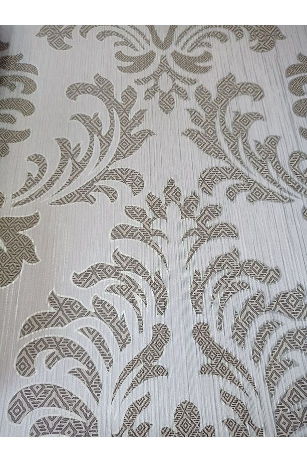Damaks Desenli Kabartmalı Silinebilir Duvar Kağıdı (53 Cm Genişliğinde 10 Metre Uzunluğunda)