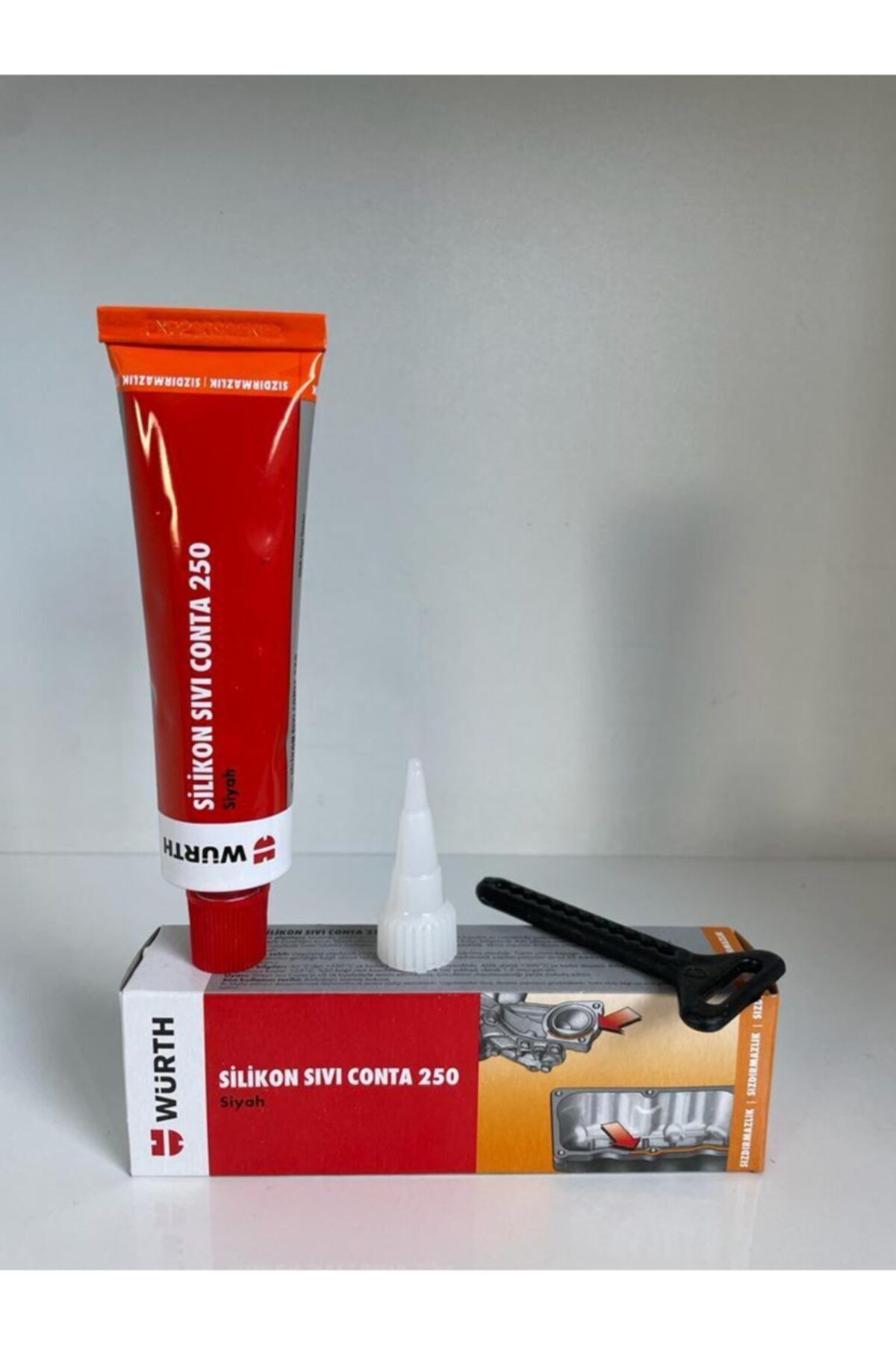 Silikon Sıvı Conta siyah